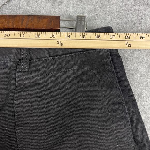 Joshua Mohamed Jeans Men 34x28 Black Wide Leg Baggy Skate Grunge Hip Hop - Picture 6 of 15